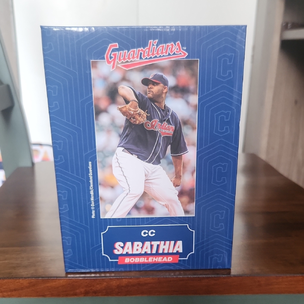 CC Sabathia Cleveland Guardians Bobblehead